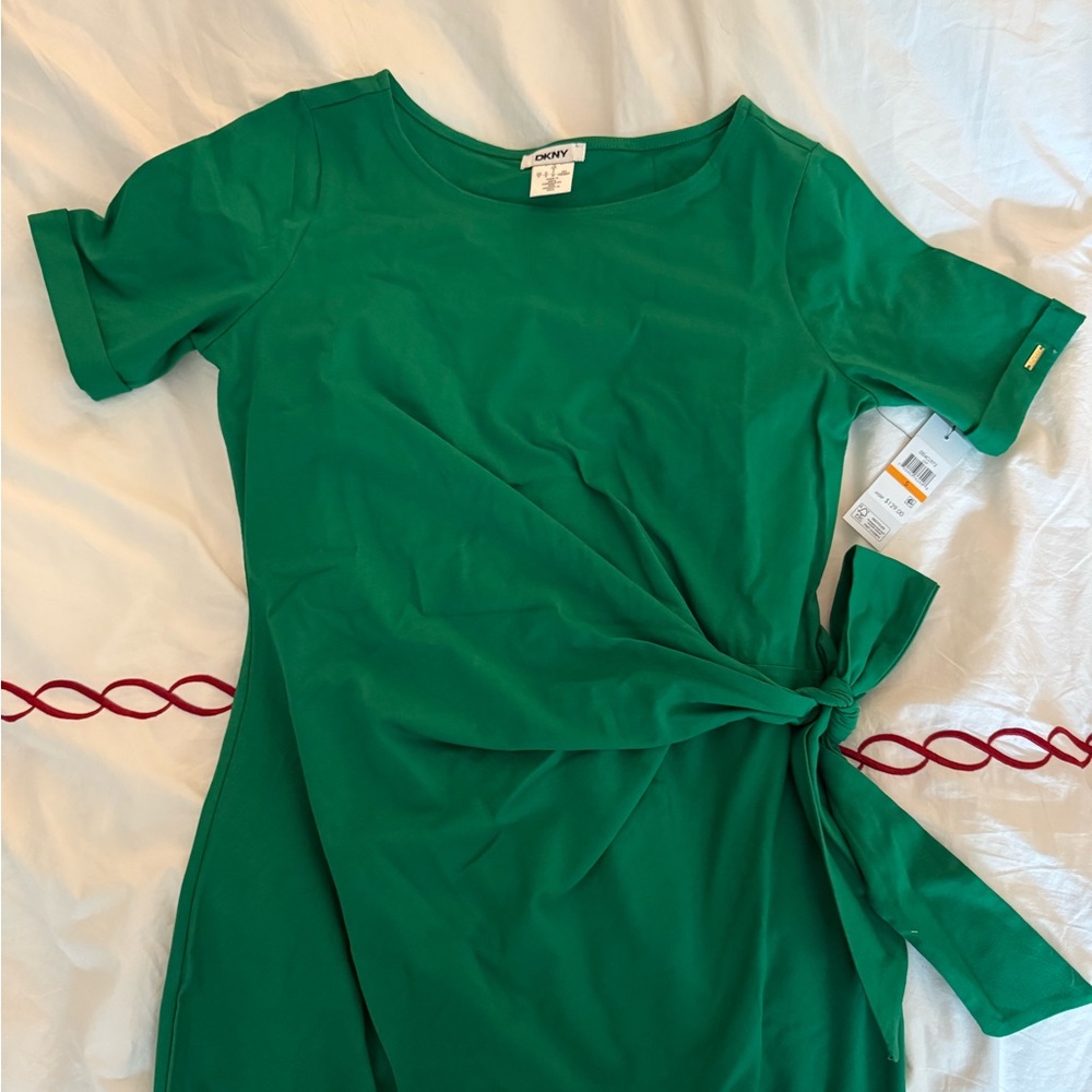 DKNY Green Midi Dress